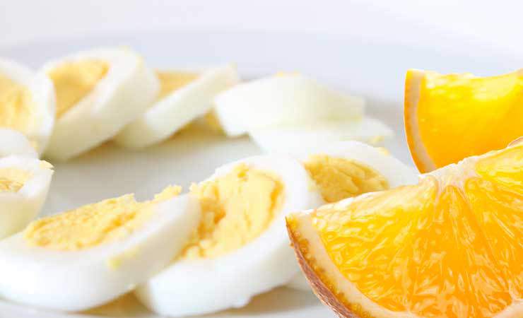яица и апельсин
