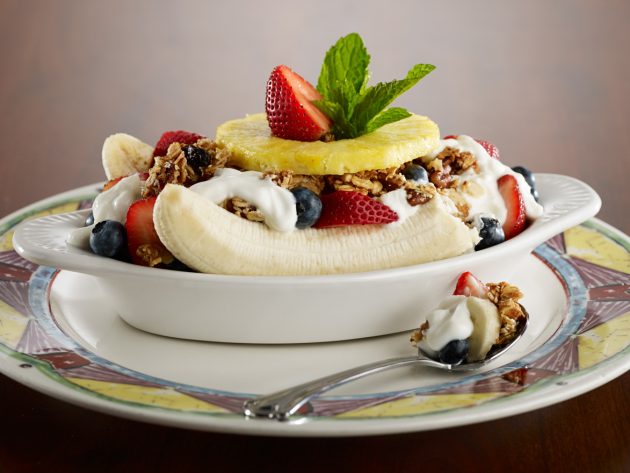 здоровый завтрак: банановый десерт