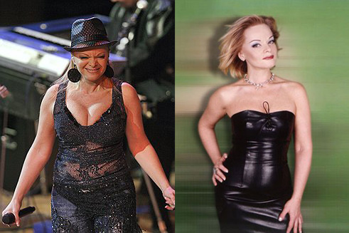Лариса Долина до и после диеты